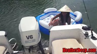 Poster: Fans Clip Heatherdeep Full video thai porn with Heather Deep facial deepthroat blowjob on boat and raft from htt - 05-04-2020 -  onlyfans